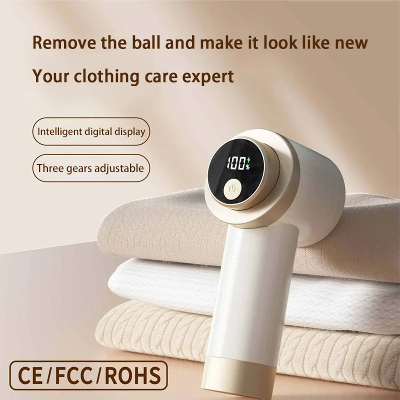 Fully Automatic Hair Ball Trimmer Household Clothing Shaver Digital Display Shaving Machine Clothes Ball Remover Hair Remover