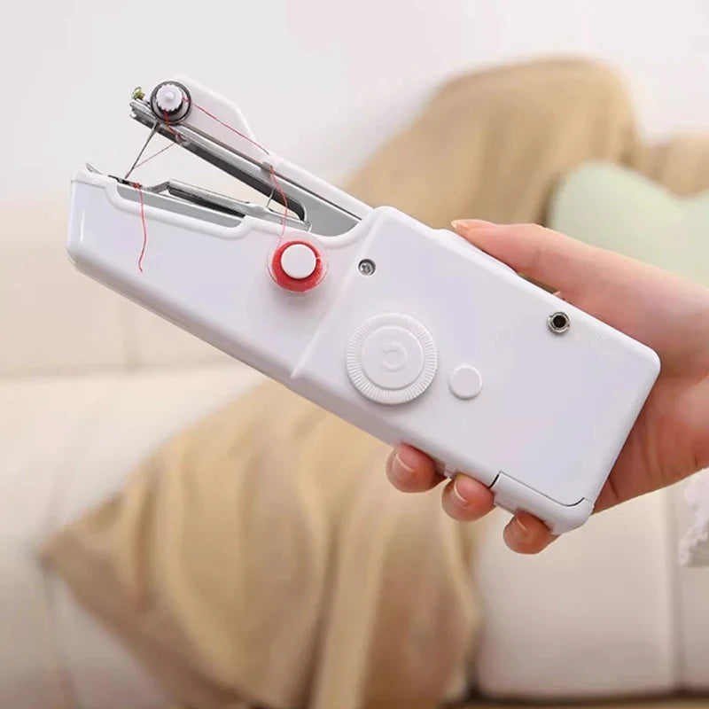 Home Electric Sewing Machine Mini Handheld Automatic Sewing Machine DIY Manual Tailoring Tool