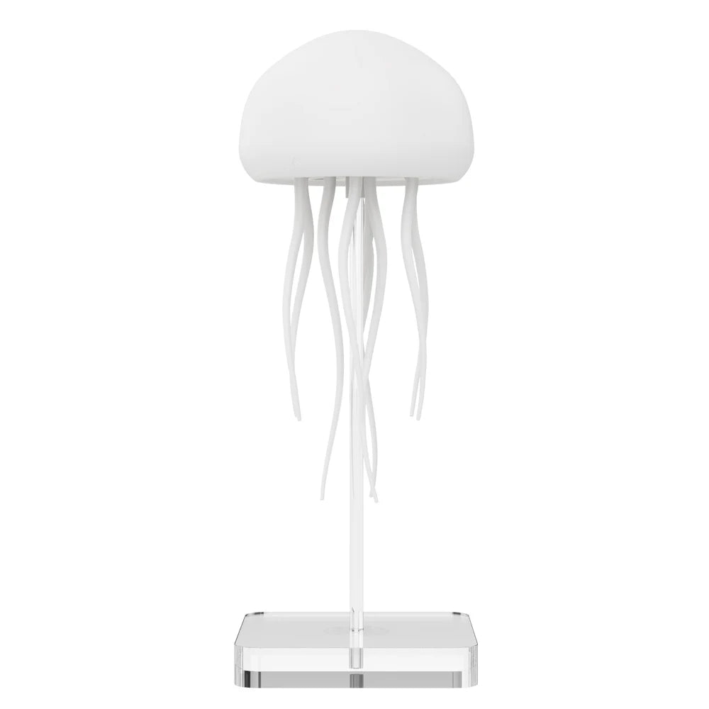 Jellyfish Cartoon LED Nihgt Light Voice Control Gradient Cute Rotating Jellyfish Hanging Bedside Lamp RGB Table Lamps Room Decor