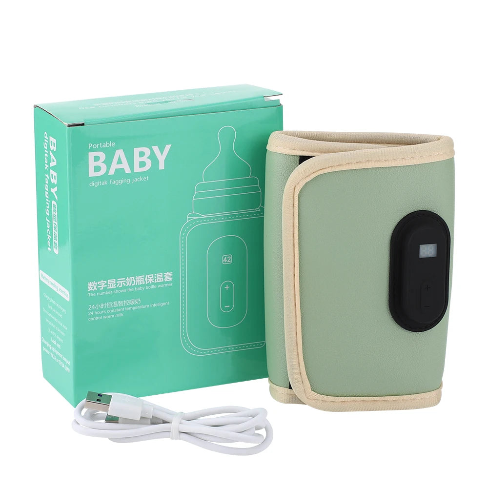 Baby Bottle Warmer 3-speed adjustment Baby Bottle Cup Warmer Car Portable USB Bottle Warmer Baby and Children Outdoor Travel