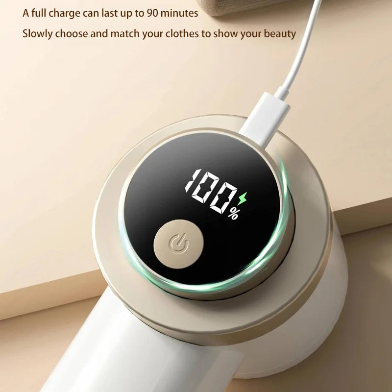 Fully Automatic Hair Ball Trimmer Household Clothing Shaver Digital Display Shaving Machine Clothes Ball Remover Hair Remover